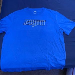 Blue puma shirt